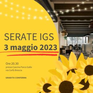 serata IGS maggio 2023